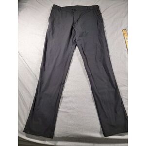 Lululemon Men's Commission Classic Fit Black Warpstreme Pants Size‎ 38x35